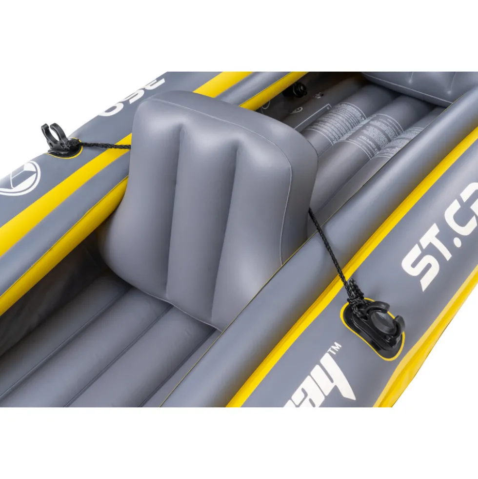 Kajak St. Croix aufblasbar für 2 Personen aus PVC mit Fußpumpe und Paddel - B-Ware