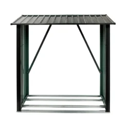 Kaminholzregal 154x83x157 cm aus verzinktem Stahl