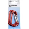 Karabiner 16 x 80 mm Alu 2 Stück rot