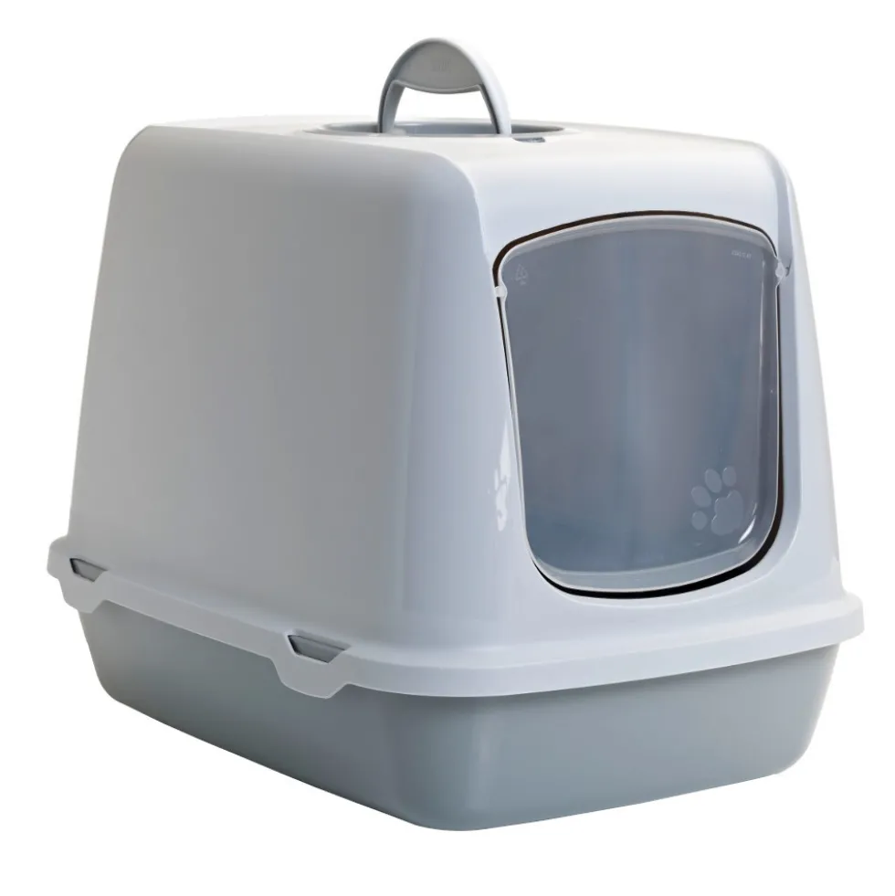 Katzentoilette ''Premium'' mit Haube inkl. Schwingtür u. Filter