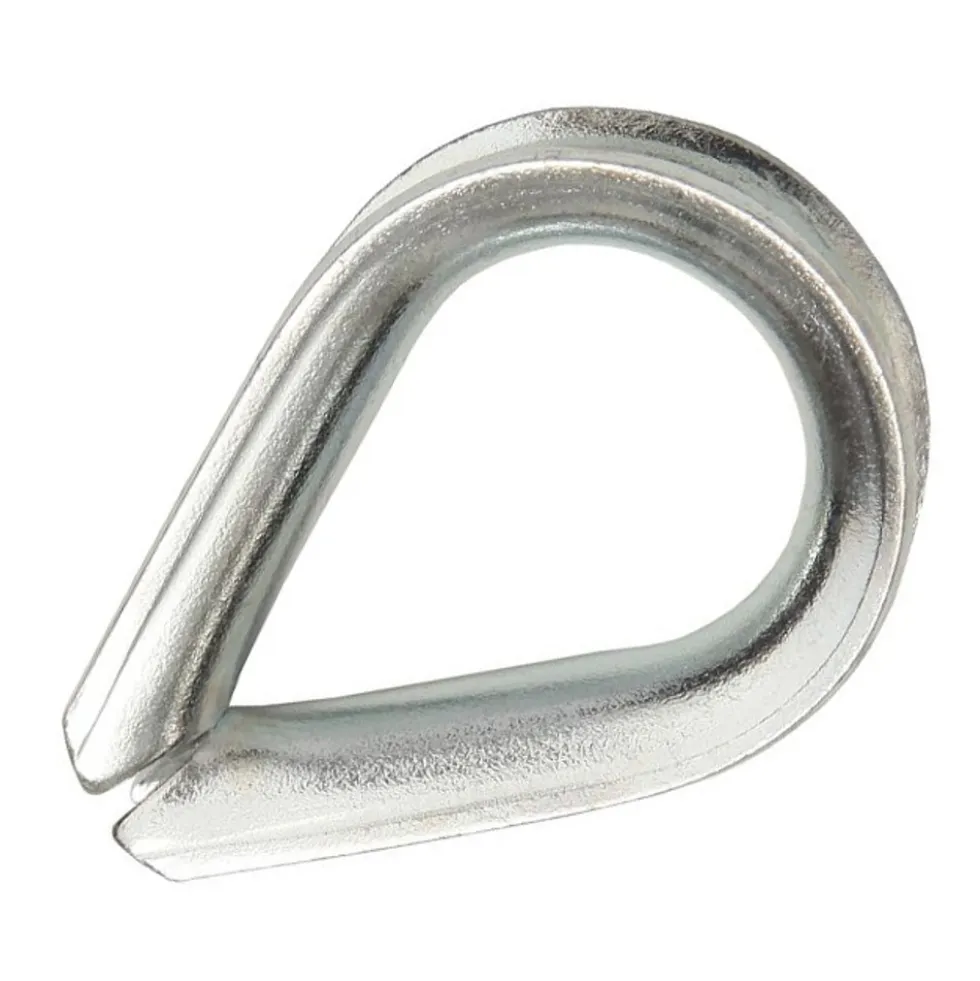 Kausche Edelstahl 6 mm 2 Stk.