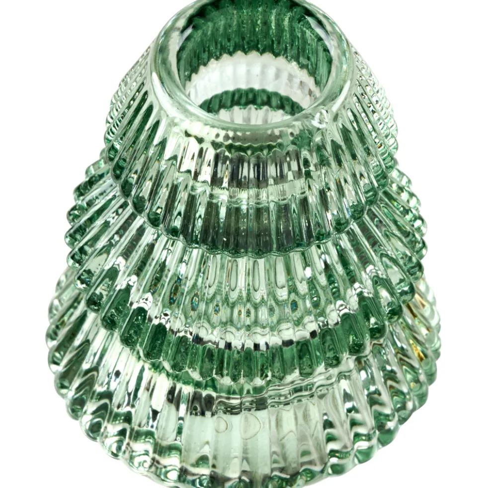 Kerzenhalter für Spitzkerzen aus Glas, 3-fach sortiert