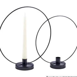 Kerzenhalter-Set 2 Stück ringförmig