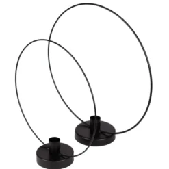 Kerzenhalter-Set 2 Stück ringförmig