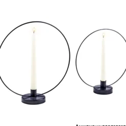 Kerzenhalter-Set 2 Stück ringförmig