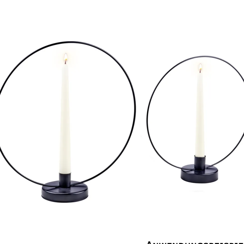 Kerzenhalter-Set 2 Stück ringförmig