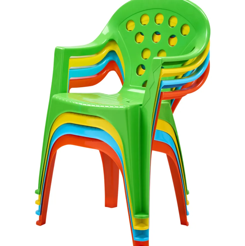 Kinderstuhl 56 x 36 x 28 cm, 4-fach sortiert