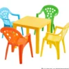Kindertisch 42 x 46 x 46 cm, 4-fach sortiert