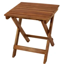 Klapp-Beistelltisch 38 x 43 x 47,5 cm Akazie