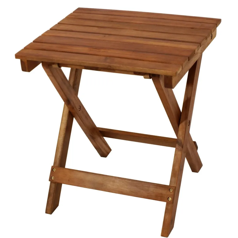 Klapp-Beistelltisch 38 x 43 x 47,5 cm Akazie