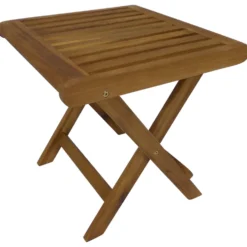 Klapphocker 40 x 40 x 41 cm, Akazieholz geölt