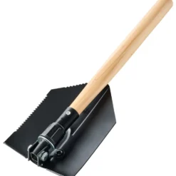 Klappspaten Länge 625 mm mit Holzstiel
