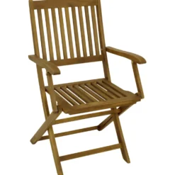 Klappstuhl-Set BENITA, 2-teilig, Akazienholz geölt