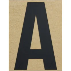 Klebebuchstabe A 100 mm schwarz