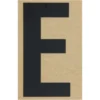 Klebebuchstabe E 100 mm schwarz