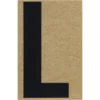 Klebebuchstabe L 100 mm schwarz