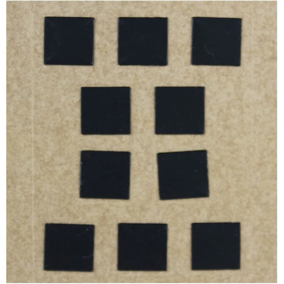 Klebebuchstabe Satzzeichen Punkt 100 mm schwarz