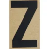 Klebebuchstabe Z 100 mm schwarz