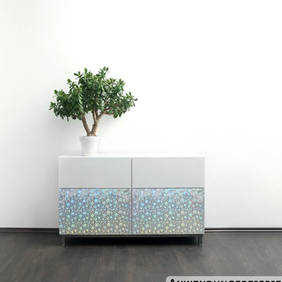 Klebefolie 200 x 45 cm mit Sternenmotiv
