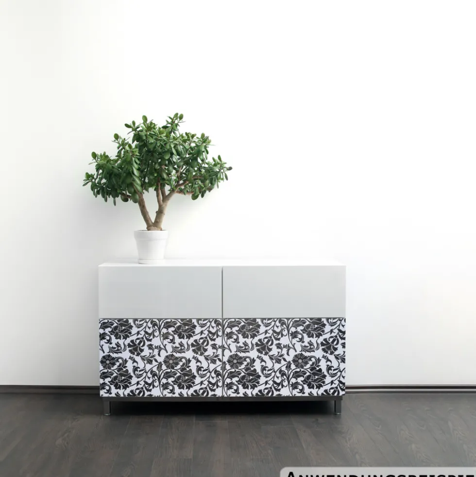 Klebefolie 200x45cm Ornament Barock Dekofolie Selbstklebefolie Möbelfolie