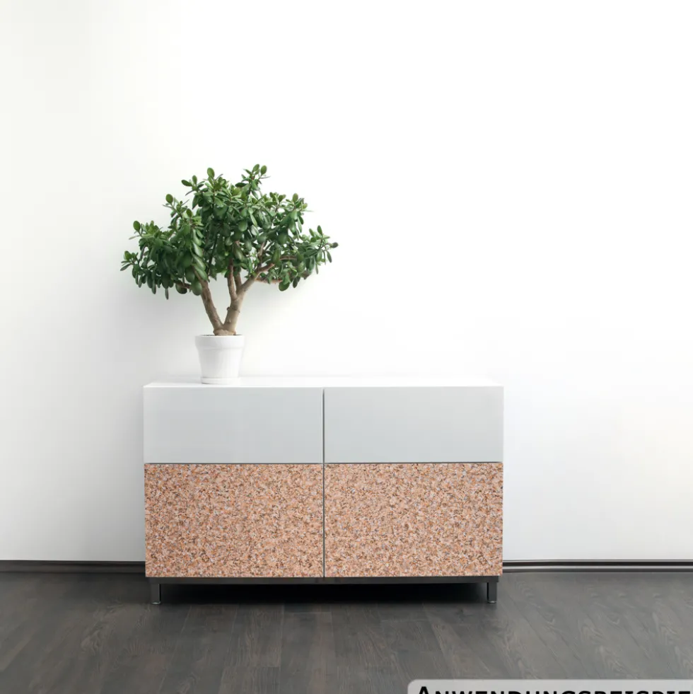 Klebefolie 200x45cm Stein Granit terracotta Dekofolie Selbstklebefolie Möbelfolie