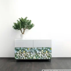Klebefolie 200x45cm Stein Kies Steine Dekofolie Selbstklebefolie Möbelfolie