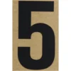 Klebezahl 5 schwarz 100 mm