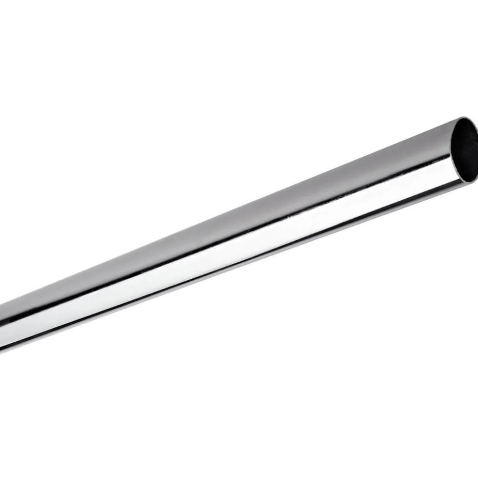 Kleiderstange oval 840 mm aus Stahl verchromt