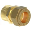 Klemmfitting 15mm 1/2"AG Übergangsstück Messing Verbindungsstück