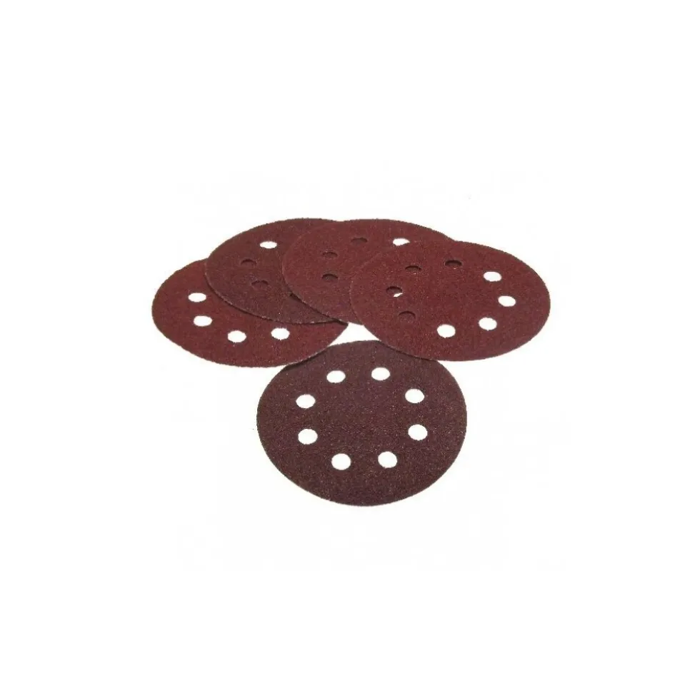 Klett Schleifpapier rund 5 Stück 125 mm mit K 80