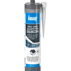 Knauf Bau-Silikon 300 ml grau