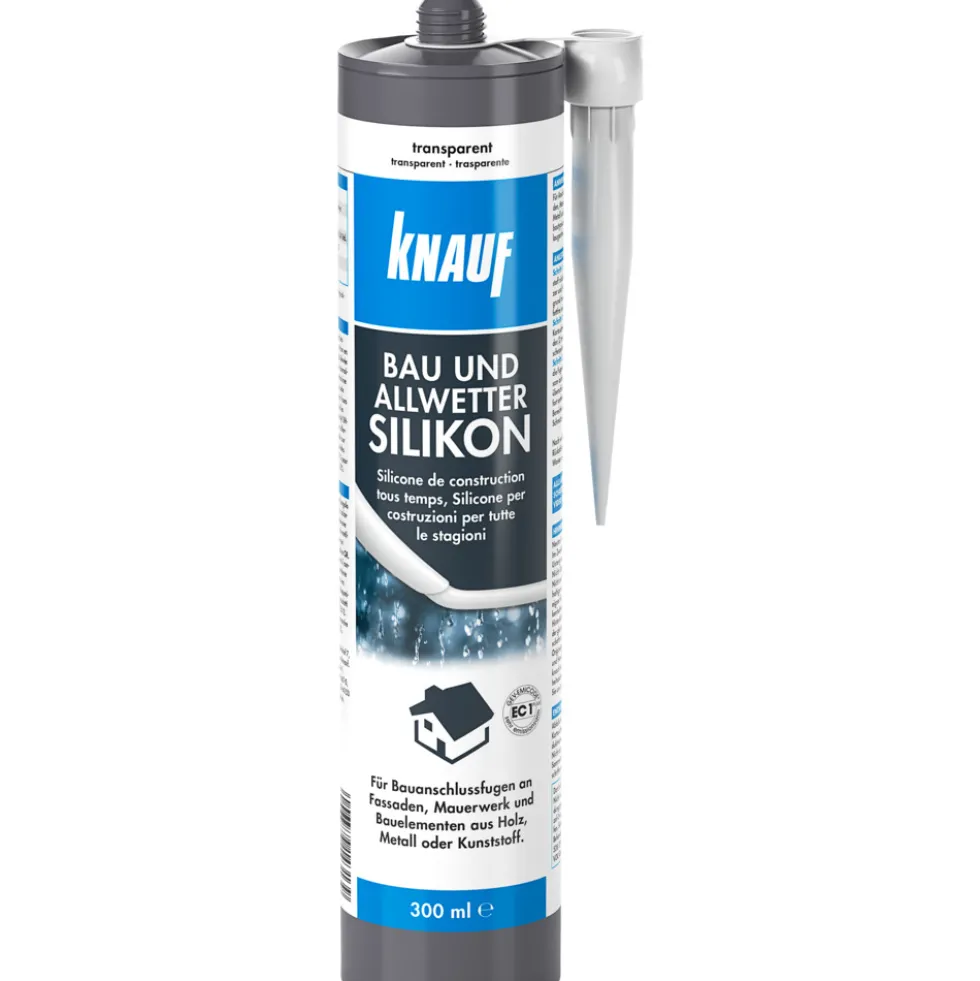 Knauf Bau-Silikon 300 ml transparent