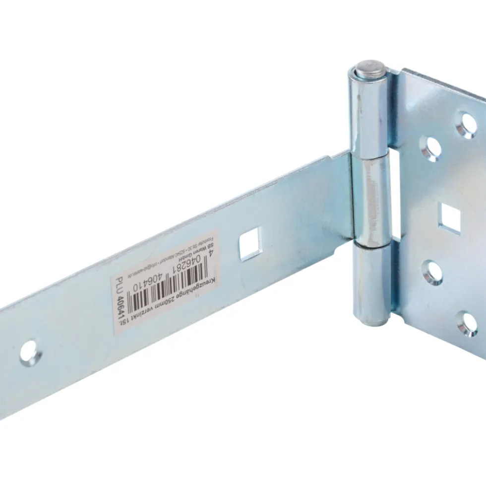Kreuzgehänge Ladenband 500mm Stahl verzinkt Scharnier Türband Torband Torbänder