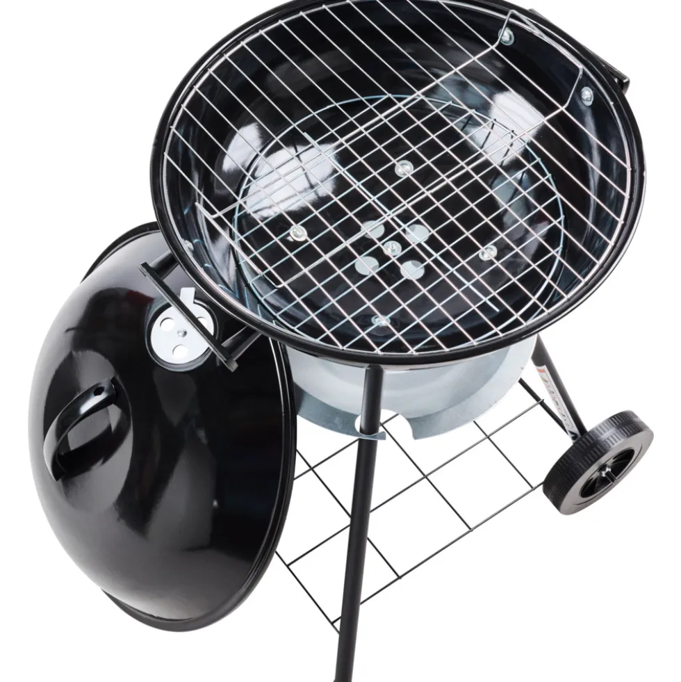 Kugelgrill fahrbar Metall-Grillrost Ø 41,5 cm