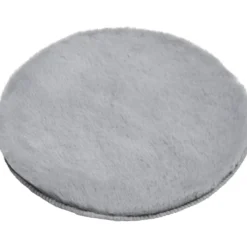 Kunstfell Ø 38 cm in verschiedenen Farben aus Polyester und Wildlederimitat