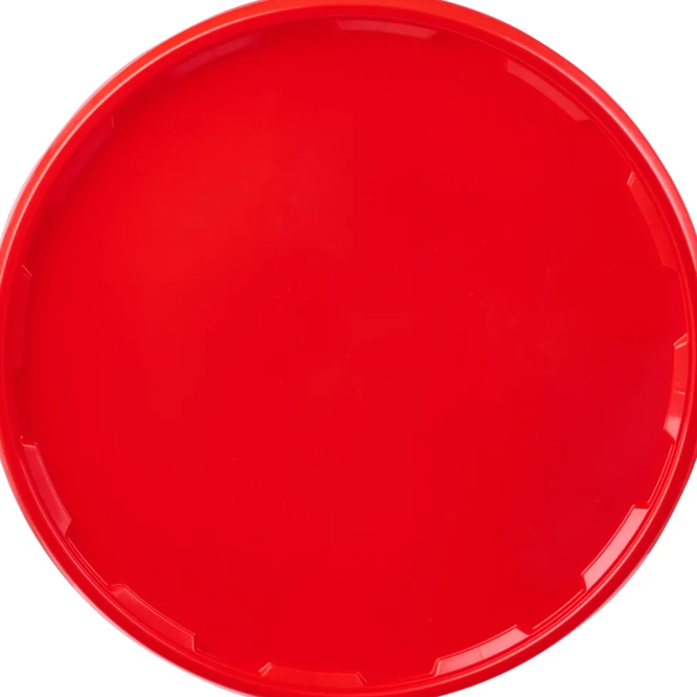 Kunststoffdeckel rot für 11 Liter Kunststoffeimer