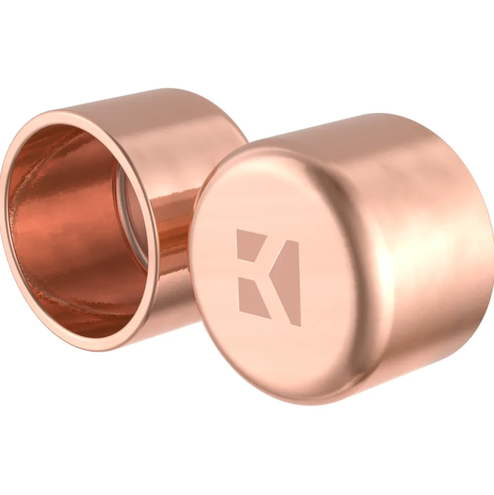 Kupfer-Lötfitting Endkappe im 2er Set für 12 mm Kupferrohre
