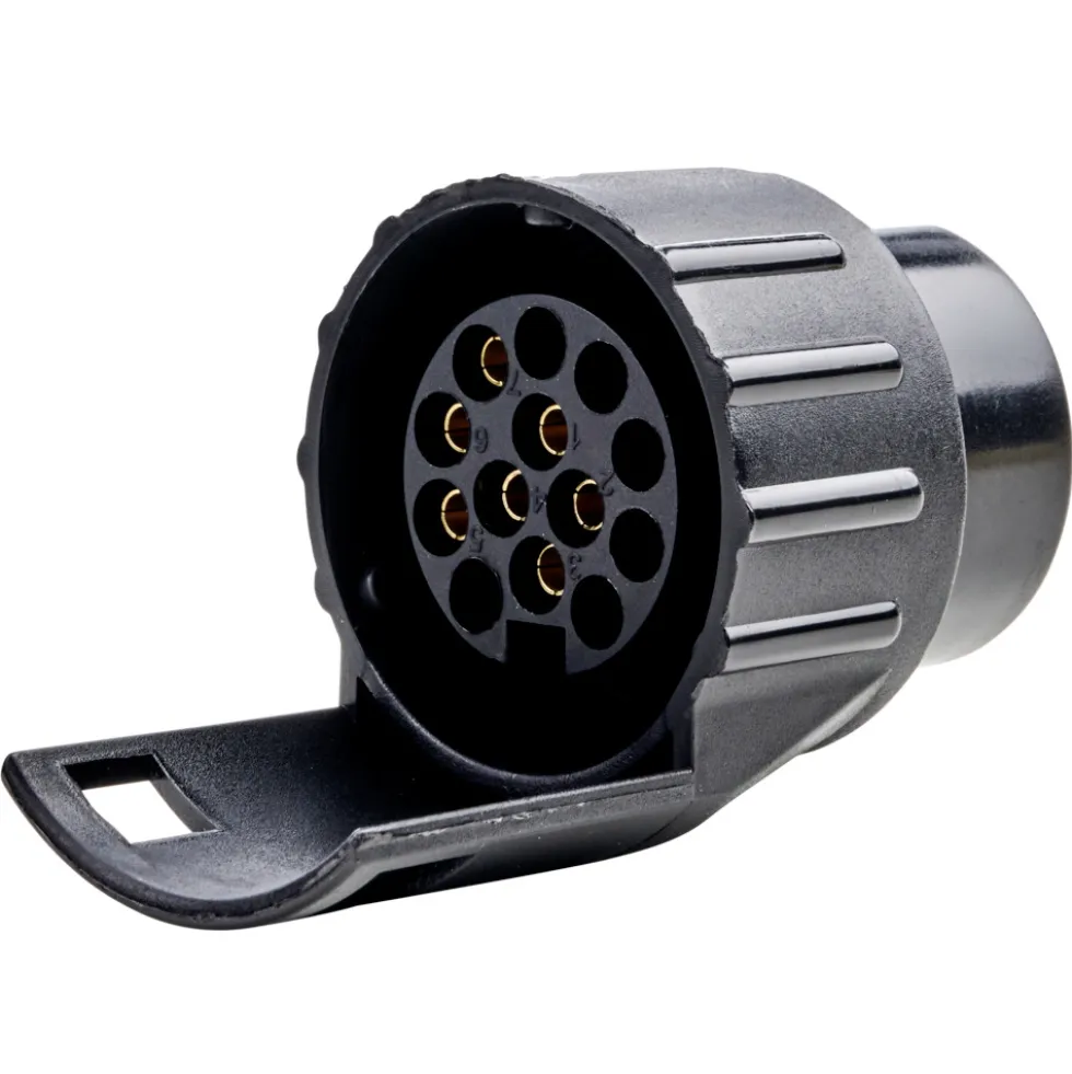 Kurzadapter Mini 7-auf13-polig 12V aus Kunststoff