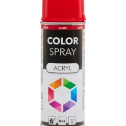 Lackspray glänzend 400 ml Acryl RAL 3020 verkehrsrot