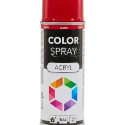 Lackspray glänzend 400 ml Acryl RAL 3002 karminrot