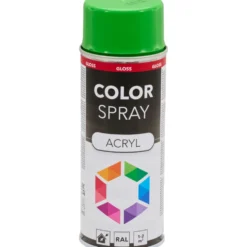Lackspray glänzend 400 ml Acryl RAL 6018 gelgrün