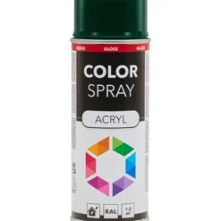 Lackspray glänzend 400 ml Acryl RAL 6005 moosgrün