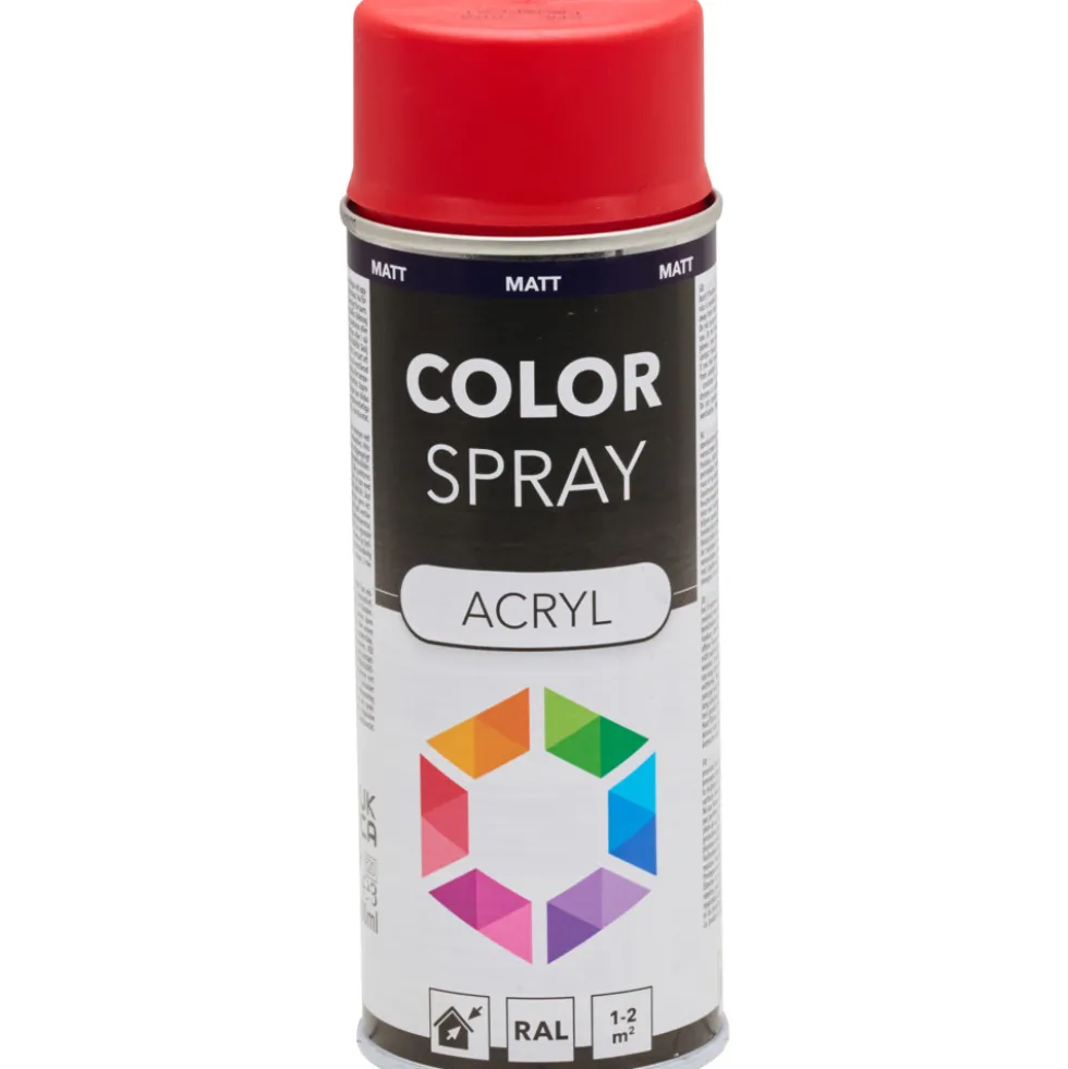 Lackspray 400 ml Acryl RAL3000M feuerrot matt