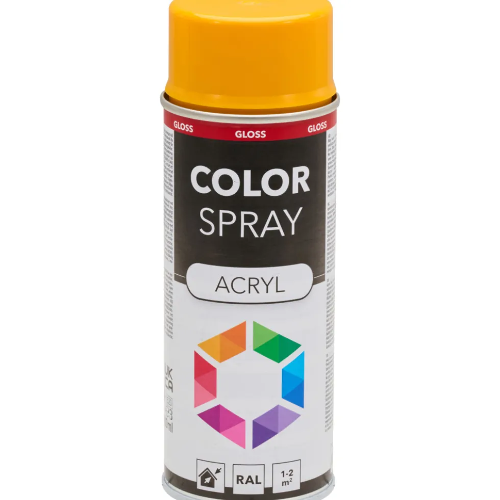 Lackspray 400 ml Acryl RAL1007 Narzissengelb