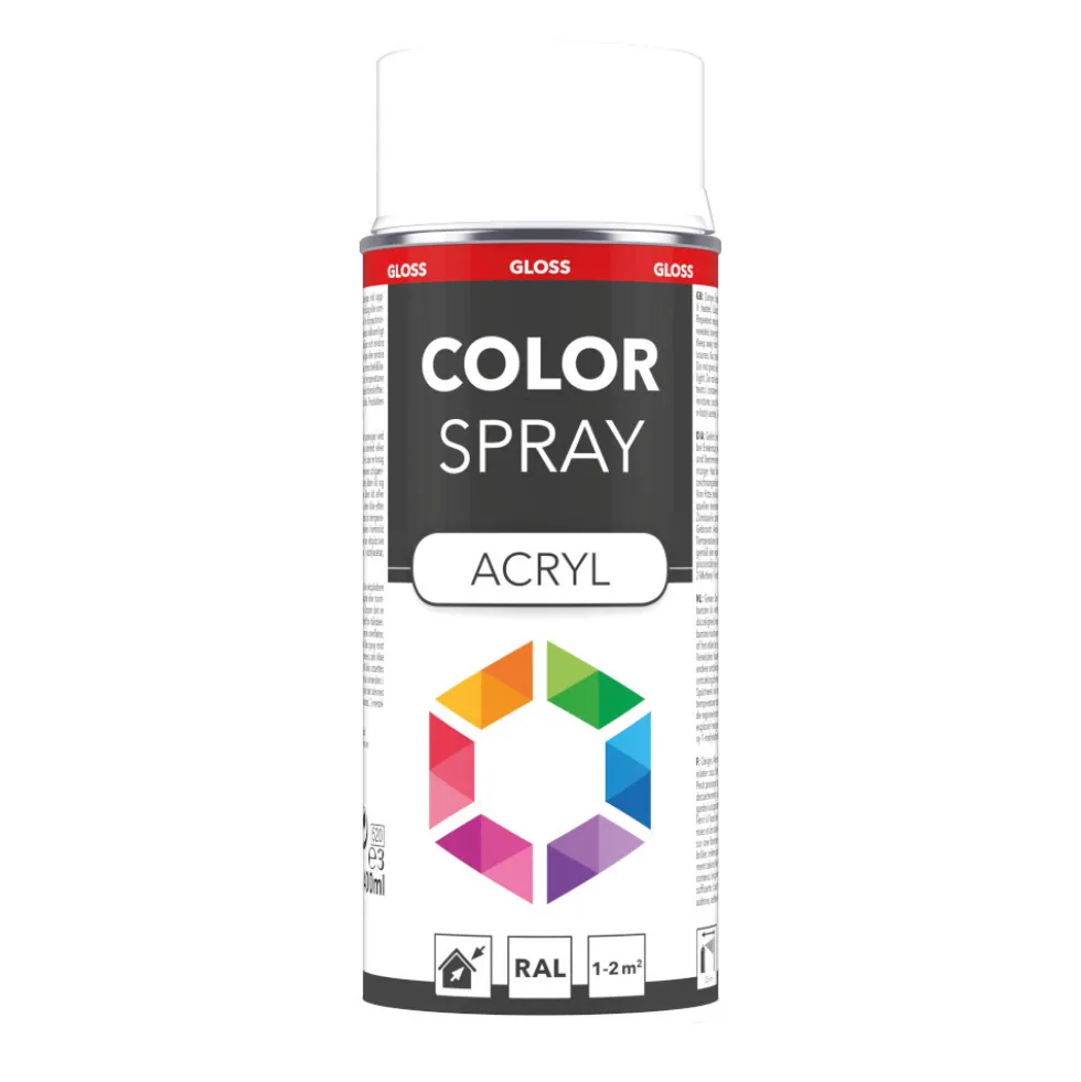 Lackspray 400 ml Acryl RAL9010 reinweiß