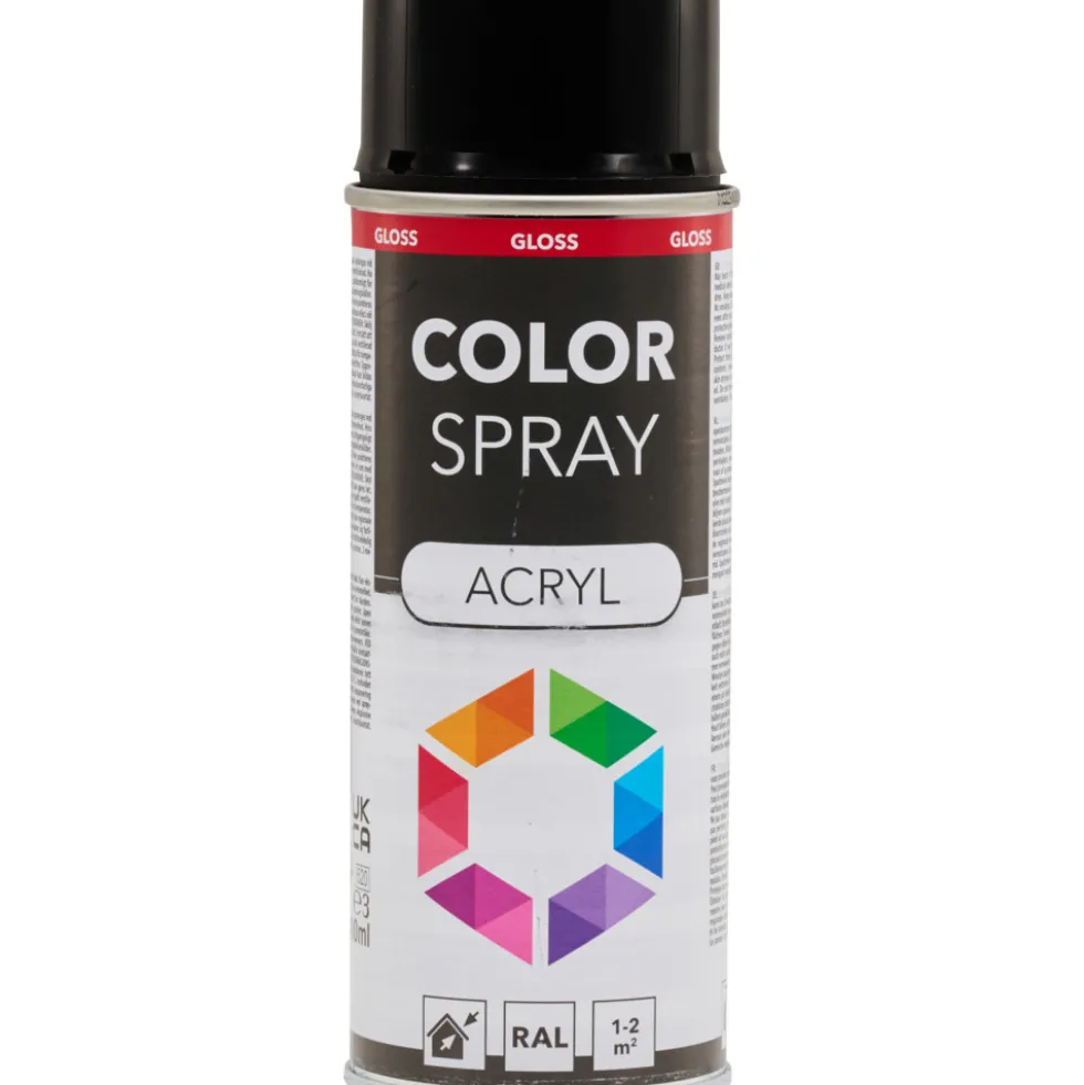 Lackspray 400 ml Acryl RAL9005 schwarz glänzend