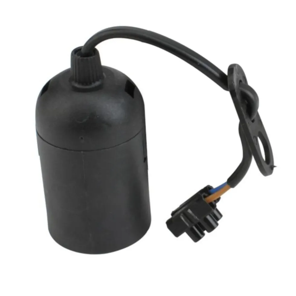 Lampenfassung E27 schwarz