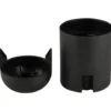 Lampen-Fassung Isolierstoff Glattmantel E27 schwarz