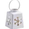 Laterne mit LED Kerze Xmas 10,5 x 14 cm, sortiert