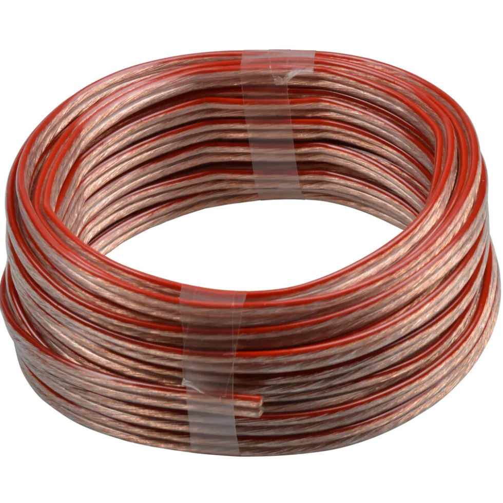 Lautsprecherleitung FL 2 x 1,5 mm² 10 m transparent